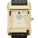 USNA Men's Gold Quad with Leather Strap