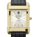 USNA Men's Gold Watch with 2-Tone Dial & Leather Strap at M.LaHart & Co.