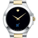 USNA Men's Movado Collection Two-Tone Watch with Black Dial