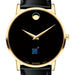 USNA Men's Movado Gold Museum Classic Leather
