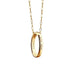 USNA Monica Rich Kosann "Carpe Diem" Poesy Ring Necklace in Gold
