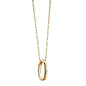 USNA Monica Rich Kosann "Carpe Diem" Poesy Ring Necklace in Gold Shot #2