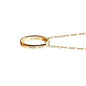 USNA Monica Rich Kosann "Carpe Diem" Poesy Ring Necklace in Gold Shot #3