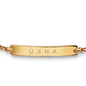 USNA Monica Rich Kosann Petite Poesy Bracelet in Gold Shot #2