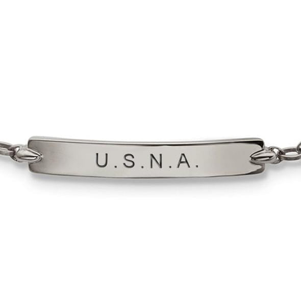 USNA Monica Rich Kosann Petite Poesy Bracelet in Silver Shot #2