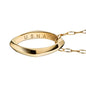 USNA Monica Rich Kosann Poesy Ring Necklace in Gold Shot #2