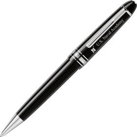 USNA Montblanc Meisterstück Midsize Platinum-Coated Ballpoint Pen Shot #1