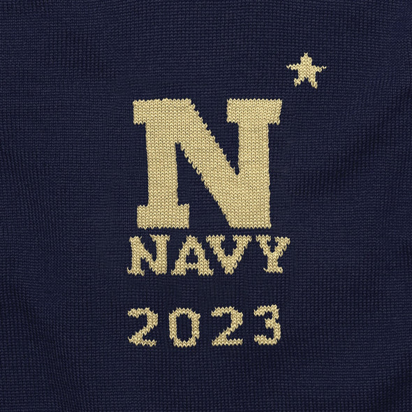 2023 USNA Navy Blue and Gold Sweater Shot #6