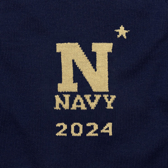 2024 USNA Navy Blue and Gold Sweater Shot #4