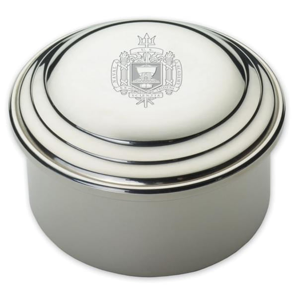USNA Pewter Keepsake Box Shot #2