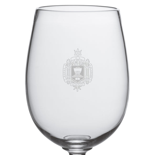 USNA Red Wine Glasses by Simon Pearce Shot #2