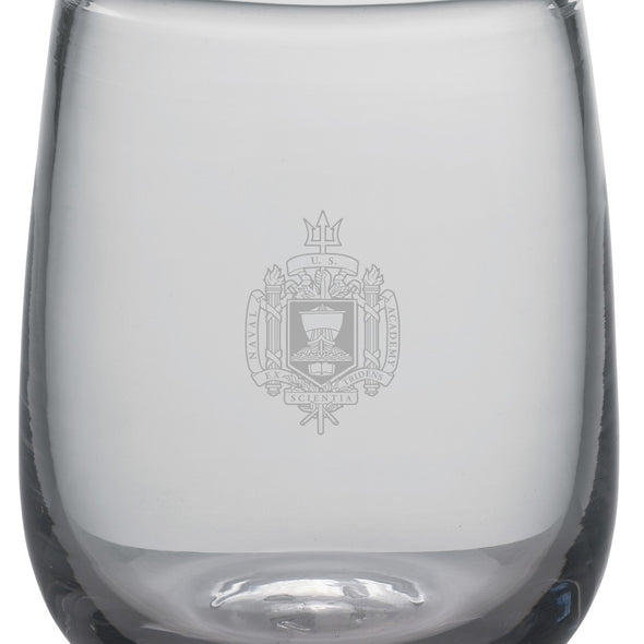 USNA Stemless Tumbler Glasses by Simon Pearce Shot #2