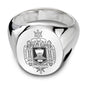 USNA Sterling Silver Oval Signet Ring Shot #1