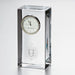 USNA Tall Glass Desk Clock by Simon Pearce