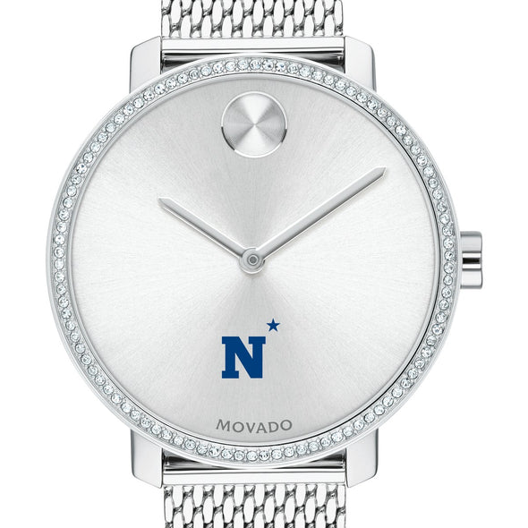 USNA Women's Movado Bold with Crystal Bezel & Mesh Bracelet Shot #1