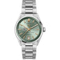 USNA Women's TAG Heuer Steel Carrera Automatic with Green Dial Shot #2