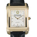 USNI Men's Gold Quad with Leather Strap