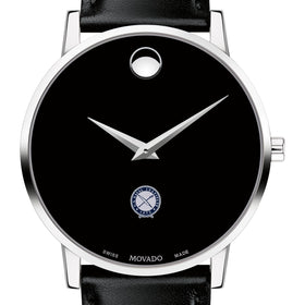USNI Men&#39;s Movado Museum with Leather Strap Shot #1