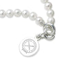 USNI Pearl Bracelet with Sterling Silver Charm Shot #2