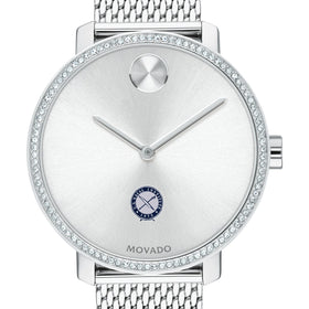 USNI Women's Movado Bold with Crystal Bezel & Mesh Bracelet Shot #1