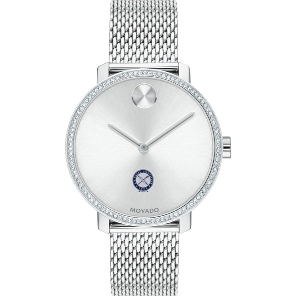 USNI Women's Movado Bold with Crystal Bezel & Mesh Bracelet Shot #2