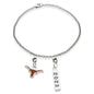 UT Austin Class Year Sterling Silver Anklet Shot #4