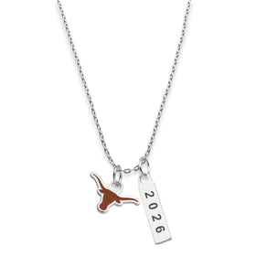 UT Austin Class Year Sterling Silver Necklace Shot #1