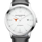 UT Austin Men's Baume et Mercier 42mm Classima Automatic Watch with White Dial & Black Leather Strap Shot #1