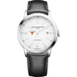 UT Austin Men's Baume et Mercier 42mm Classima Automatic Watch with White Dial & Black Leather Strap Shot #2