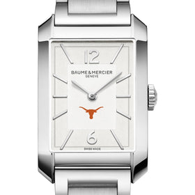 UT Austin Men's Baume et Mercier 43X27mm Hampton Watch with Silver Dial & Bracelet Shot #1