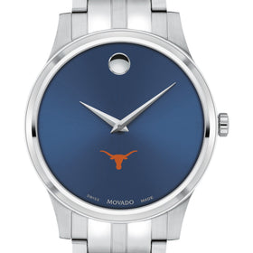 UT Austin Men's Movado Collection Stainless Steel Watch with Blue Dial Shot #1