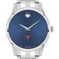 UT Austin Men's Movado Collection Stainless Steel Watch with Blue Dial Shot #1
