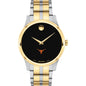 UT Austin Men's Movado Collection Two-Tone Watch with Black Dial Shot #2
