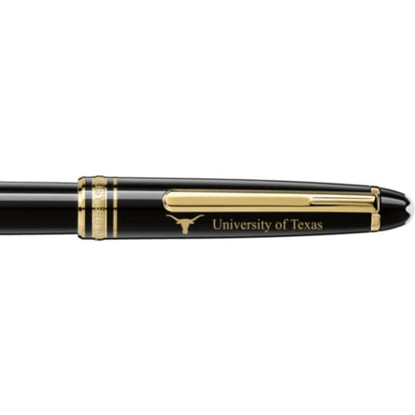 UT Austin Montblanc Meisterstück Classique Rollerball Pen in Gold Shot #2
