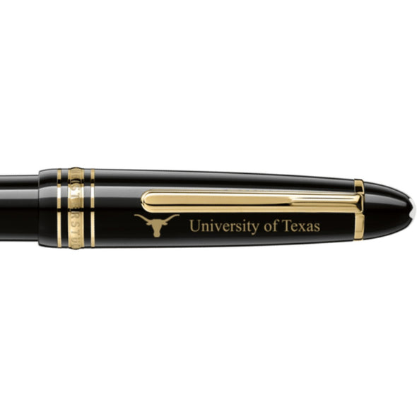 UT Austin Montblanc Meisterstück Midsize Ballpoint Pen in Gold Shot #2