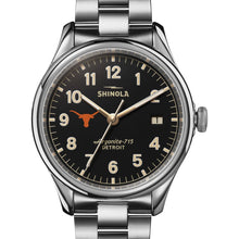 UT Austin Shinola Watch, The Vinton 38 mm Black Dial Shot #1