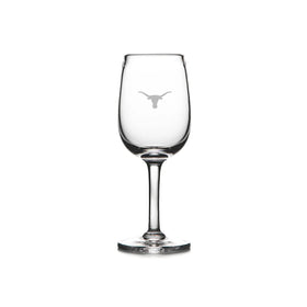 UT Austin White Wine Glasses by Simon Pearce Shot #1