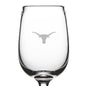 UT Austin White Wine Glasses by Simon Pearce Shot #2