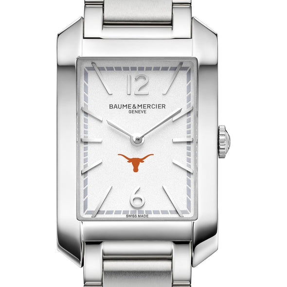 UT Austin Women's Baume et Mercier 35X22mm Hampton Watch with Silver Dial & Bracelet Shot #1