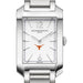 UT Austin Women's Baume et Mercier 35X22mm Hampton Watch with Silver Dial & Bracelet
