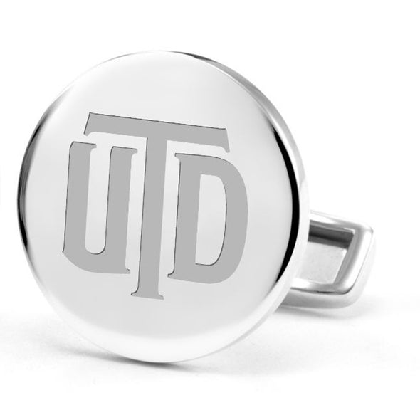 UT Dallas Cufflinks in Sterling Silver Shot #2