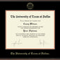 UT Dallas Diploma Frame, the Fidelitas Shot #2