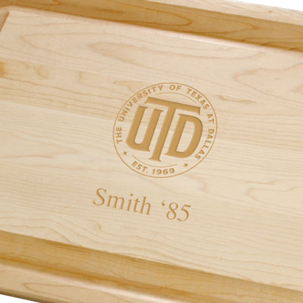 UT Dallas Maple Cutting Board Shot #2