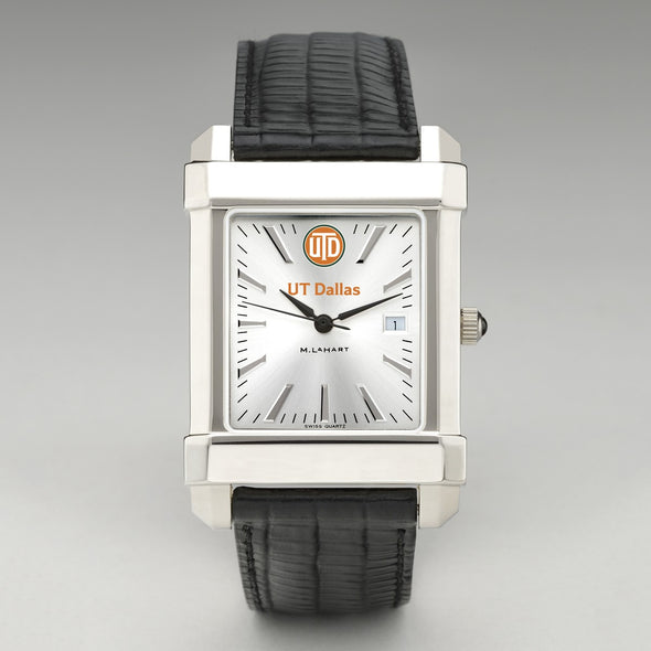 UT Dallas Men's Collegiate Watch with Leather Strap Shot #2
