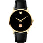 UT Dallas Men's Movado Gold Museum Classic Leather Shot #2