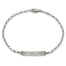 UT Dallas Monica Rich Kosann Petite Poesy Bracelet in Silver Shot #1
