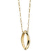 UT Dallas Monica Rich Kosann Poesy Ring Necklace in Gold