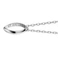 UT Dallas Monica Rich Kosann Poesy Ring Necklace in Silver Shot #3