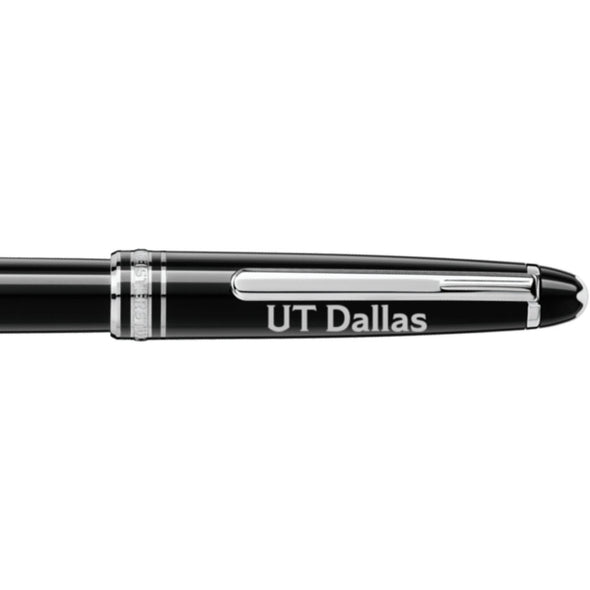 UT Dallas Montblanc Meisterstück Classique Rollerball Pen in Platinum Shot #2