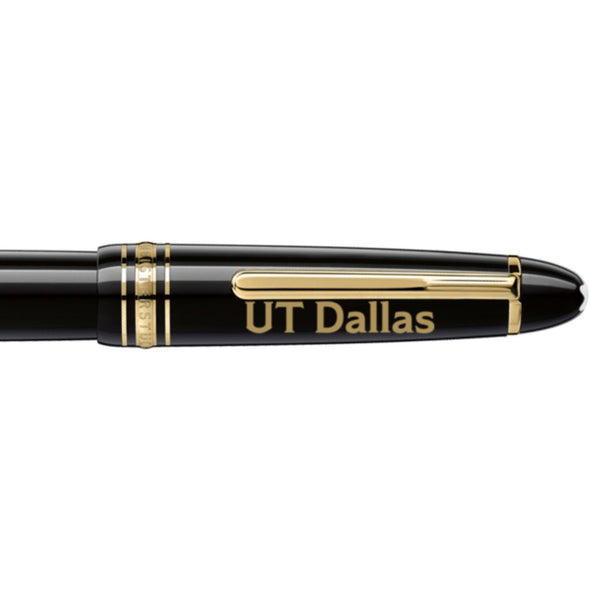 UT Dallas Montblanc Meisterstück LeGrand Rollerball Pen in Gold Shot #2